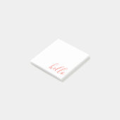 Post-it® Allo de script (Incliné)