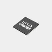 Post-it® allons à brandon (Incliné)