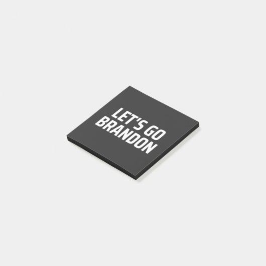 Post-it® allons à brandon (Incliné)