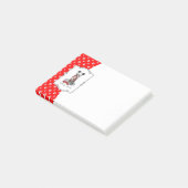 Post-it® Allons-y ! Marche Chien Crête Chinoise (hl blk wh (Incliné)
