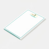 Post-it® Aloha Aquarelle Île aux ananas (Incliné)
