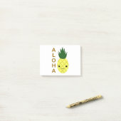 Post-it® Aloha Cute Kawaii Ananas (Sur un bureau)