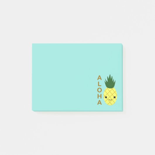 Post-it® Aloha Cute Kawaii Ananas (Devant)