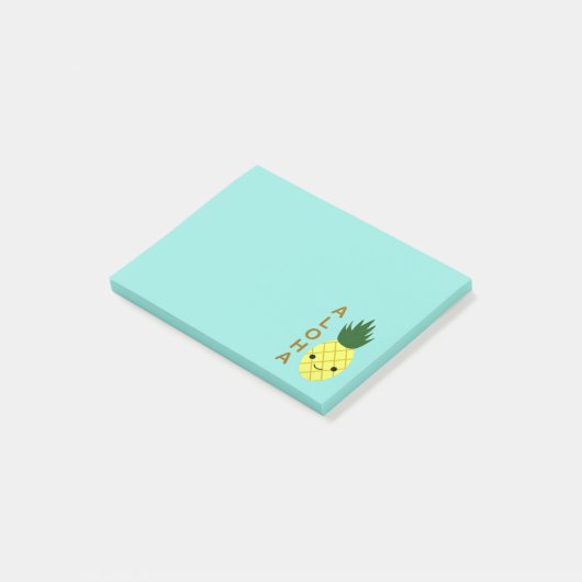Post-it® Aloha Cute Kawaii Ananas (Incliné)