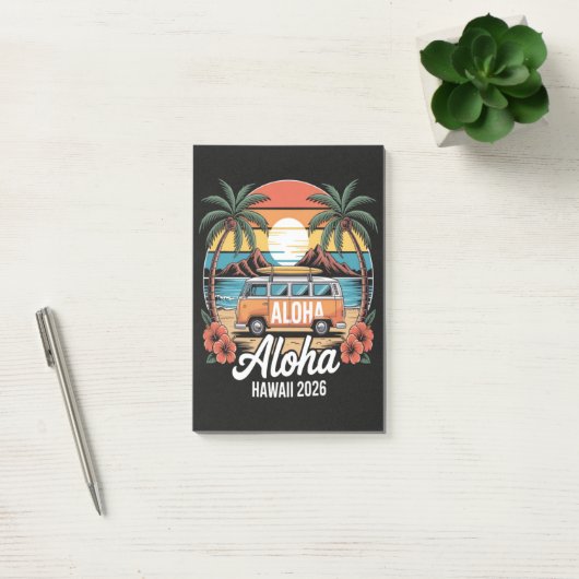 Post-it® Aloha Hawaï 2026 (Bureau)