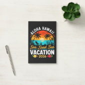 Post-it® Aloha Hawaii Mer Sable Soleil 2026 (Bureau)