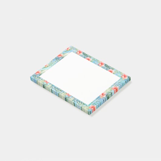 Post-it® Aloha tropical Hibiscus Floral (Incliné)