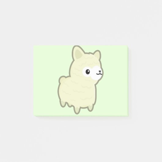 Post-it® Alpaga de Kawaii (Devant)