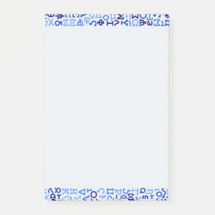 Post-it® alphabet grec
