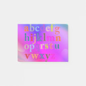 Post-it® Alphabet Publier la note (Devant)