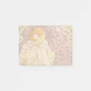 Post-it® Alphonse Mucha La Dame Aux Camelias : Art Nouveau