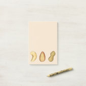 Post-it® Amande d'arachide Cashew Snack Alimentation Nut No (Sur un bureau)