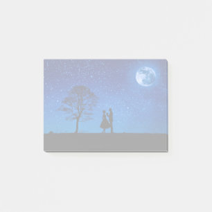 Post-it® Amants sous une pleine lune