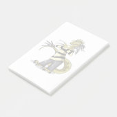 Post-it® Amargasaurus Pose Comme Freddy Krueger. (Incliné)