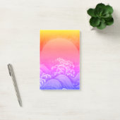 Post-it® AMATERASU DÉESSE DU SOLEIL Rose Jaune Bleu (Bureau)