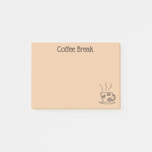 Post-it® Amateur de café (Devant)