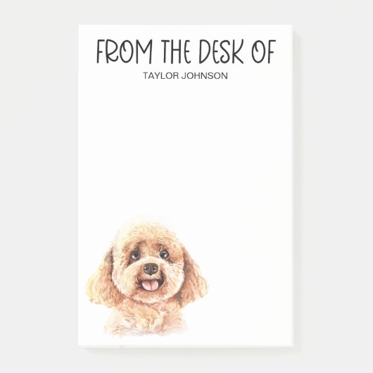 Post-it® Amateur de caniche (Devant)