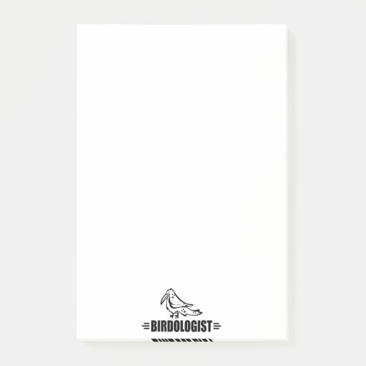 Post-it® Amateur d'oiseaux drôle (Devant)