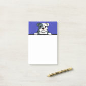 Post-it® American Bulldog mignon cadeau Amoureux des chiens (Sur un bureau)