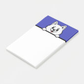 Post-it® American Eskimo Chien Cute Chiot Amoureux des chie (Incliné)