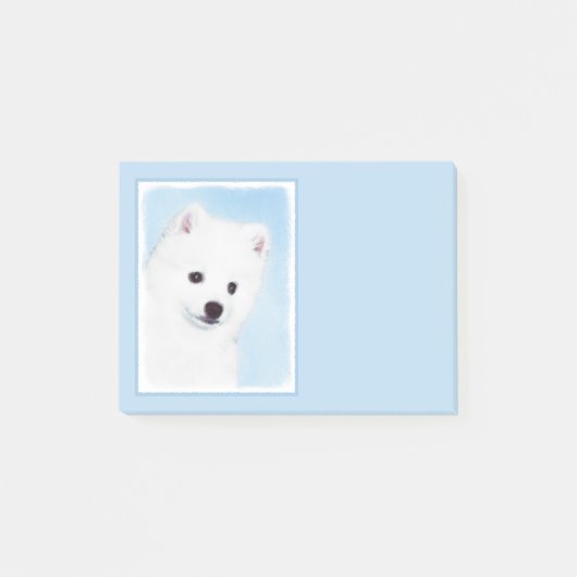 Post-it® American Eskimo Dog Painting - Original Dog Art (Devant)