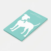 Post-it® American Staffordshire Pit taureau Chien Chien Chi (Incliné)