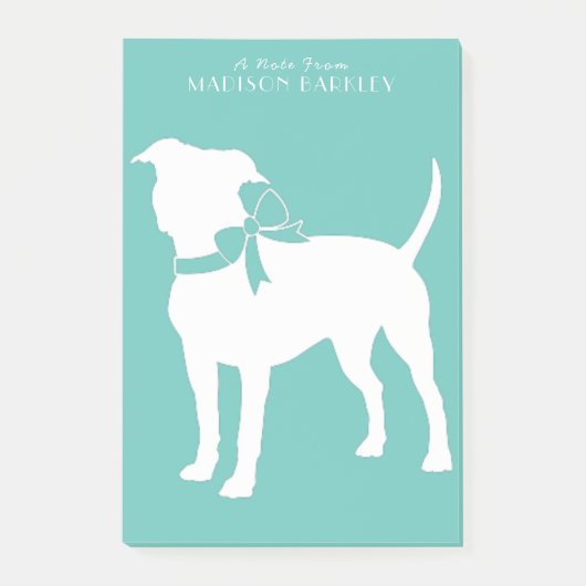 Post-it® American Staffordshire Pit taureau Chien Chien Chi (Devant)