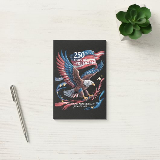 Post-it® Amérique 250 Ans de Liberté 1776-2026 (Bureau)
