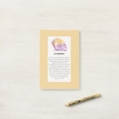 Post-it® Ametrine Cristal Signification Bijoux Display (Sur un bureau)