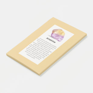 Post-it® Ametrine Cristal Signification Bijoux Display