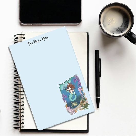 Post-it® Amis de l'Imaginaire bleu Sirène