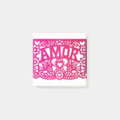 Post-it® AMOR Love Mexicaine papillon picado (Devant)