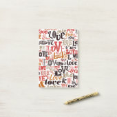 Post-it® Amour 1 (Sur un bureau)