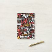 Post-it® Amour 2 (Sur un bureau)