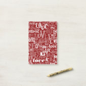 Post-it® Amour 5 (Sur un bureau)