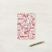 Post-it® Amour 6 (Sur un bureau)