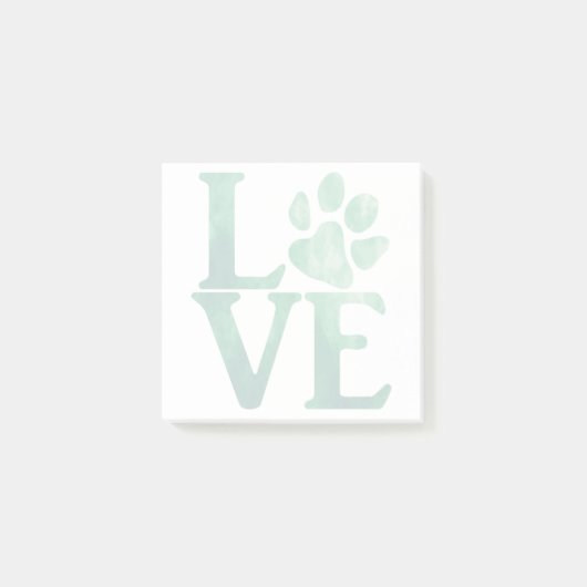 Post-it® Amour Classique Vert (Devant)
