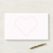 Post-it® Amour - Coeur - Romantique - Je t'aime - Tes coule (Sur un bureau)