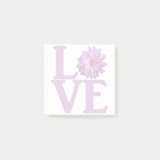 Post-it® Amour Dahlia Lavande Classique (Devant)