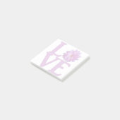 Post-it® Amour Dahlia Lavande Classique (Incliné)