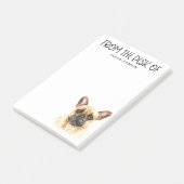Post-it® Amour de Bulldog (Incliné)