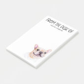 Post-it® Amour de Bulldog (Incliné)