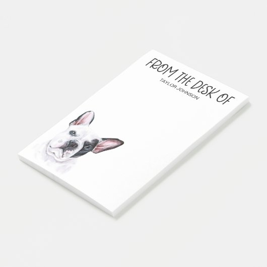 Post-it® Amour de Bulldog (Incliné)