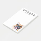 Post-it® Amour de Bulldog (Incliné)