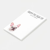 Post-it® Amour de Bulldog (Incliné)