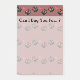 Post-it® Amour de coccinelle (motif)