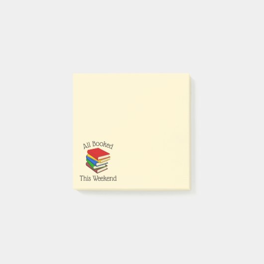 Post-it® Amour de la lecture de livres (Devant)