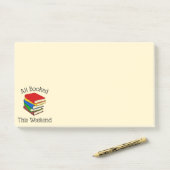Post-it® Amour de lecture de livres (Sur un bureau)
