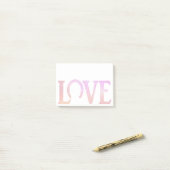 Post-it® Amour de sabot rouge (Sur un bureau)