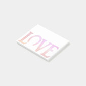 Post-it® Amour de sabot rouge (Incliné)